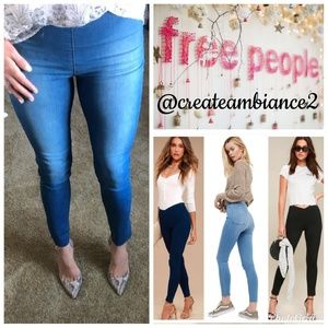 🔥25,26,28🔥Free People Pull On Ankle Skinny Jeans